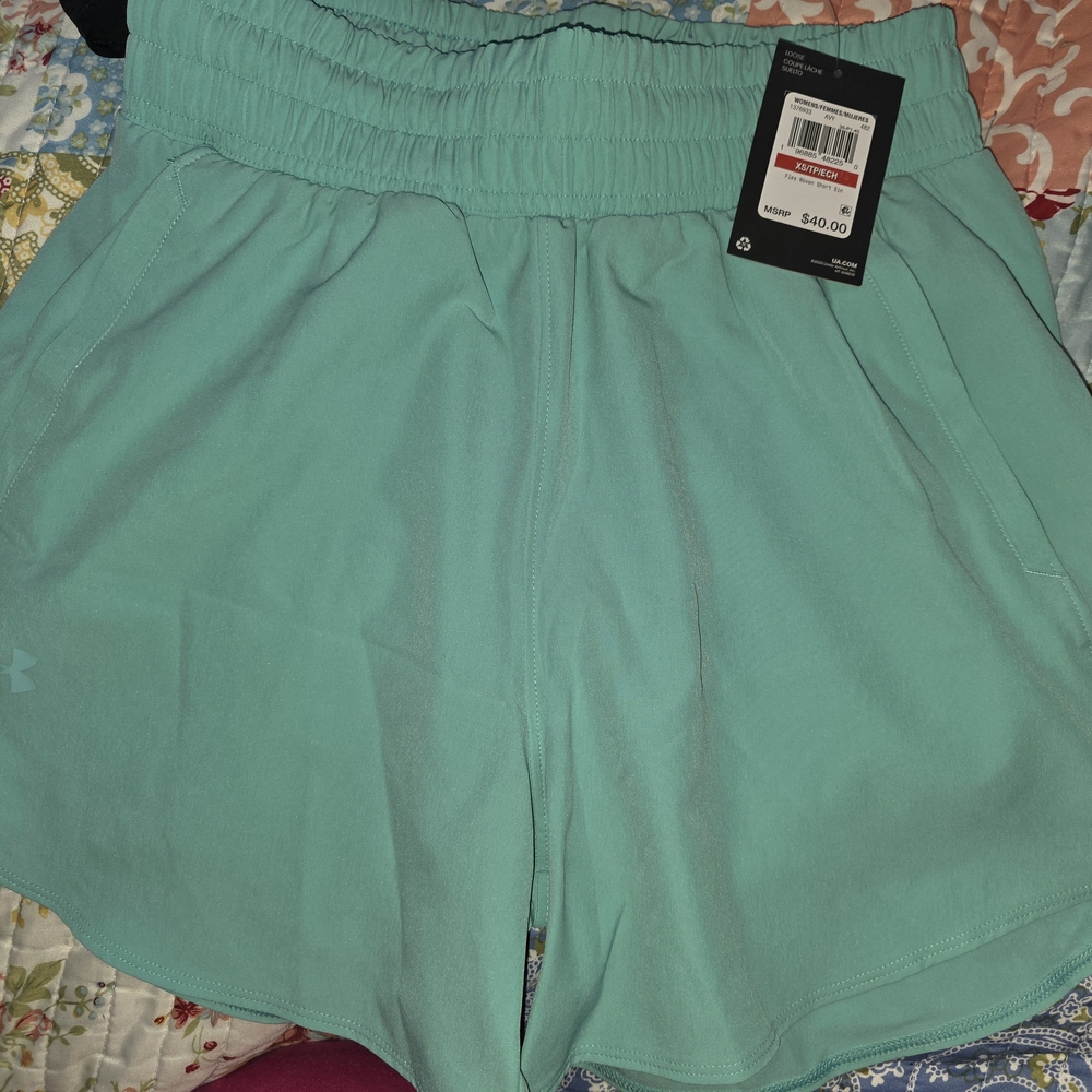 Under Armour Women's Teal Athletic Shorts